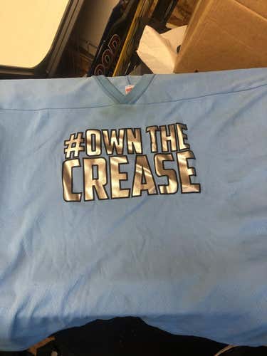 Baby Blue Used Adult Goalie Cut Other Jersey