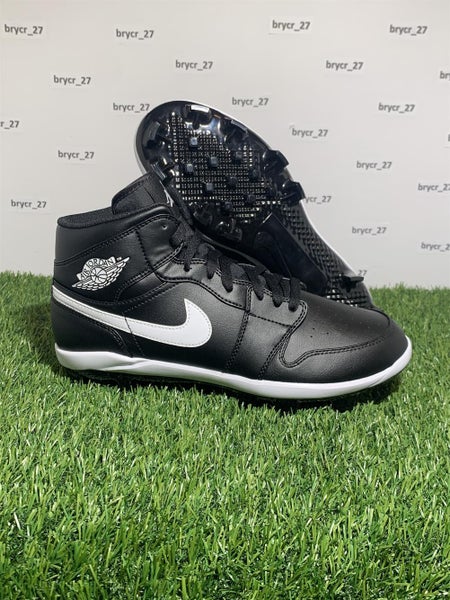 Air Jordan 1 Baseball Cleats High top Size 10