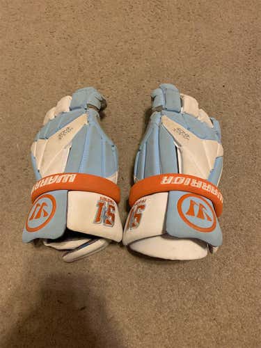 Used Warrior Evo 12" Lacrosse Gloves