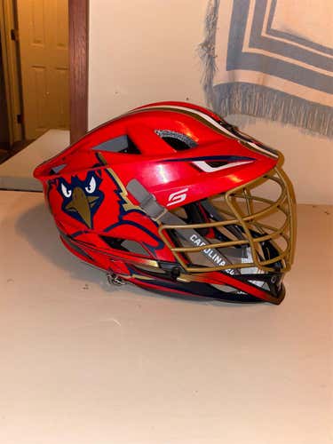 Red Adult Player's Cascade S Helmet