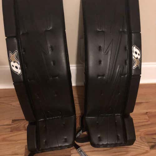 Black Intermediate 32" Brian's NetZero Goalie Leg Pads