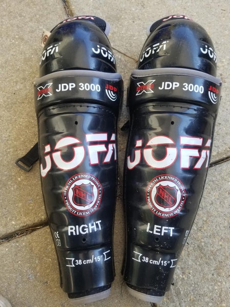 Used Senior Jofa JPD 3000 Shin Pads Pro Stock