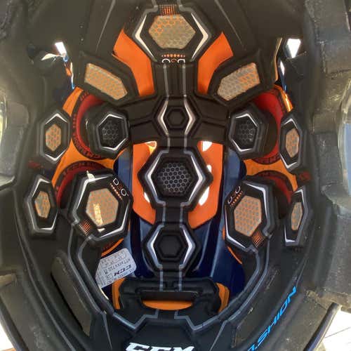 Blue Used Medium CCM Tacks 710 Helmet