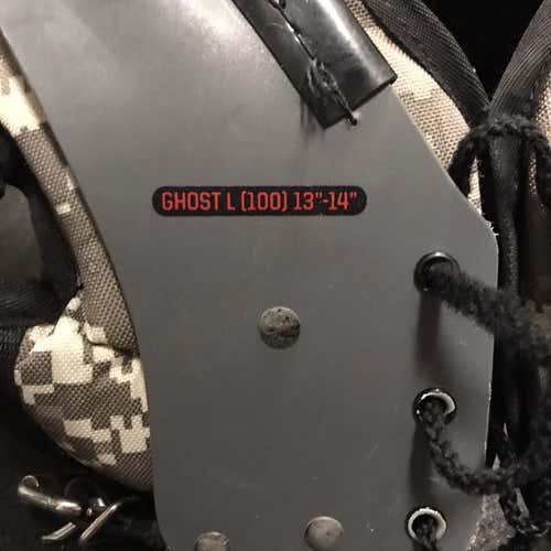 Used Large Riddell Ghost Shoulder Pads