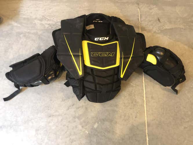 Used Intermediate Medium CCM Goalie Chest Protector
