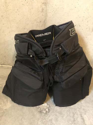 Black Used Intermediate Large CCM Premier SE Hockey Goalie Pants