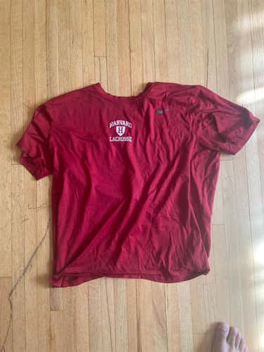 2019 Team Issued Harvard Lacrosse Workout/practice Shirt
