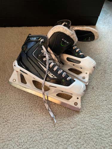 Senior CCM Ribcor 44k Extra Wide Width  Size 8.5 Goalie Skates