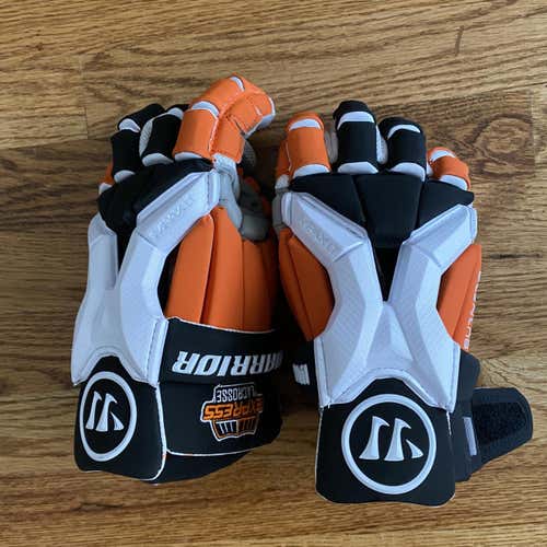 Orange New Player's Warrior Burn Pro 12" Lacrosse Gloves