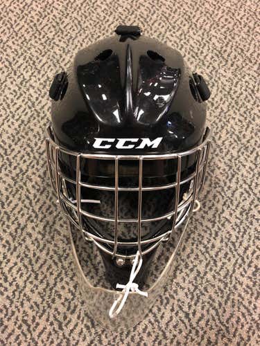 Black Senior CCM 9000 Goalie Mask Sz Large