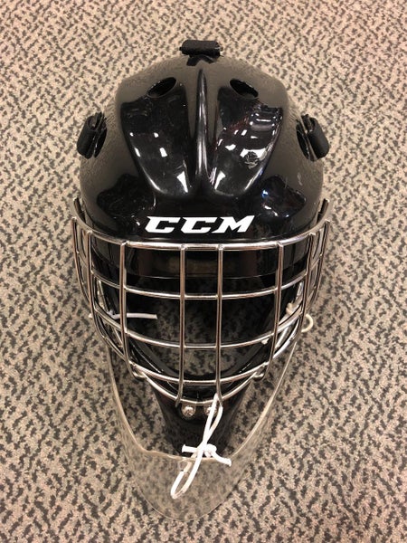 Black Senior CCM 9000  Goalie Mask Sz Large