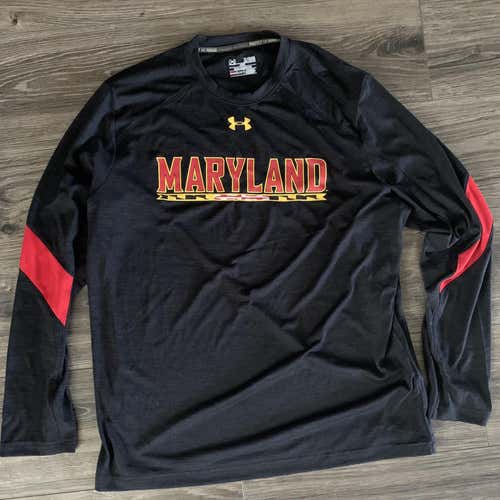 Maryland Men's XL Under Armour Long Sleeve Shirt