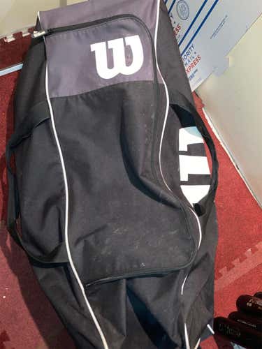Black Used Wilson Catcher's Bag