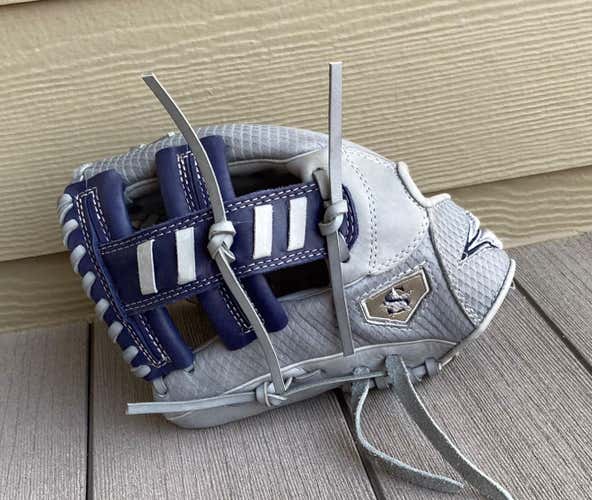 Goin Yard Gloves Gray Youth 8-12. Infield 11.5" Baseball Glove