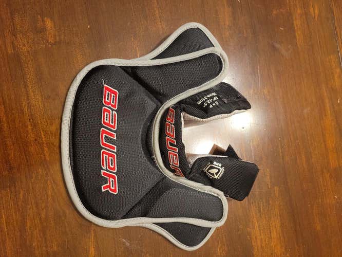 Used Bauer Goalie Neck Guard 10" small