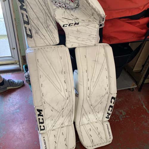 Senior 33" CCM Premier II Pro Goalie Leg Pads