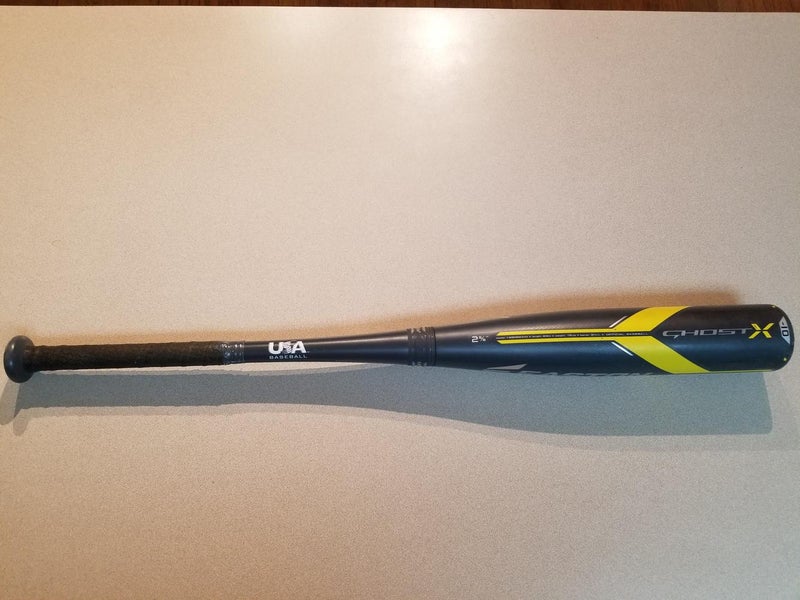 Used Kid Pitch (9YO-13YO) Easton Composite Ghost X Bat (-10) 19 oz 29"