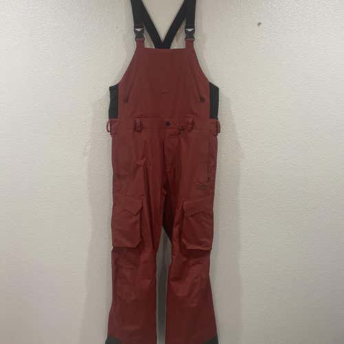 Volcom 3L Gore-Tex Overall Red Adult Large Volcom Pants