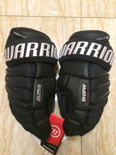Black Senior Warrior Alpha QX 13"  Gloves