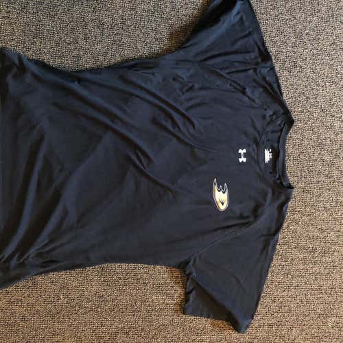 Anaheim Ducks Team Issue Black Men's XL Under Armour Shirt