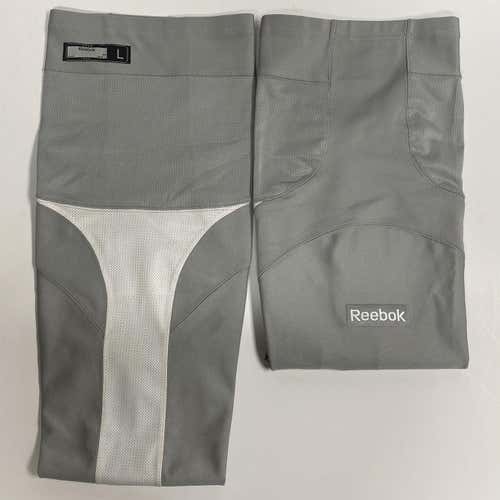 Reebok Gray Large Pro Stock Practice Socks