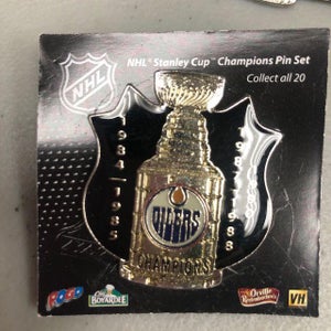 Edmonton Oilers Stanley Cup Pins