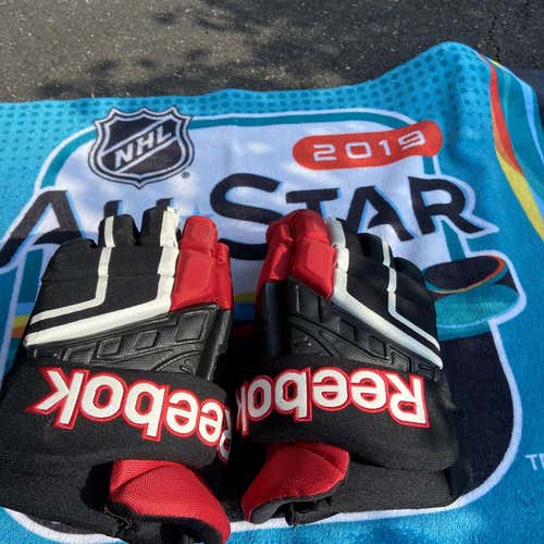 Black Senior Reebok 26K 14" Pro Stock Gloves