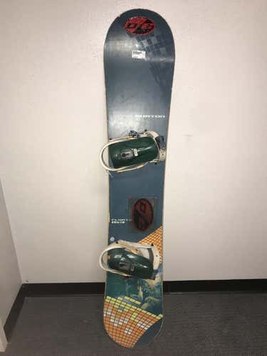 Used Burton Floater 163 Cm Snowboard Mens Combo