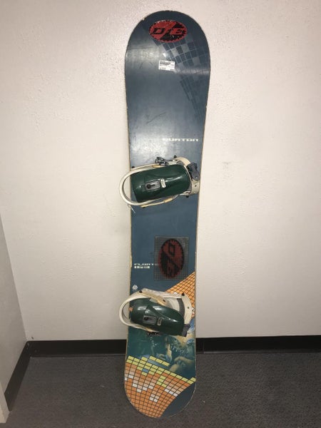 Used Burton Floater 163 Cm Snowboard Mens Combo