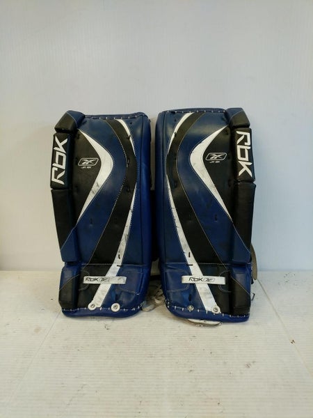 Used Reebok Gp Rbk 6k Jr 25" Ice Hockey Goalie Leg Pads