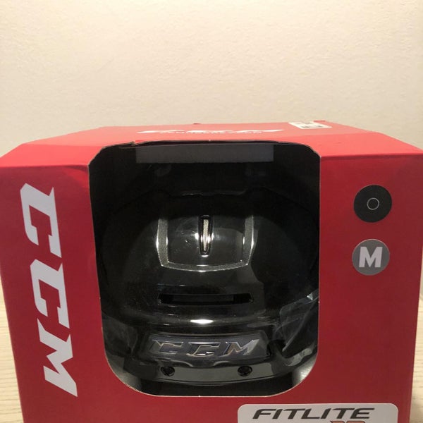 Black New Medium CCM FitlLite 3DS Pro Stock Helmet