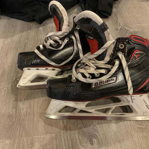 Senior Bauer Vapor 1X Regular Width  Size 9.5 Hockey Goalie Skates