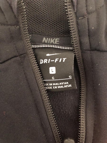 Black Youth Dri Fit Large Nike Hoodie