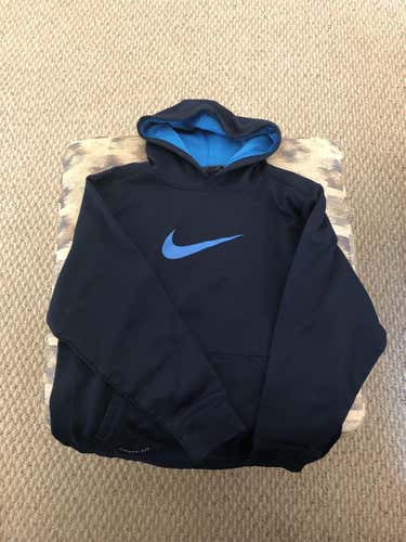Navy Blue Youth Medium Therma Fit Nike Hoodie