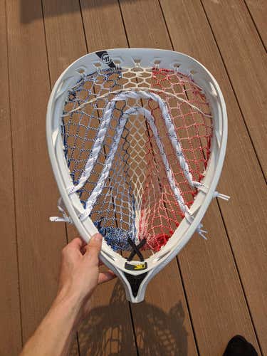 Brand New Warrior Nemesis Strung Goalie Lax Lacrosse head Meshdynasty disciple