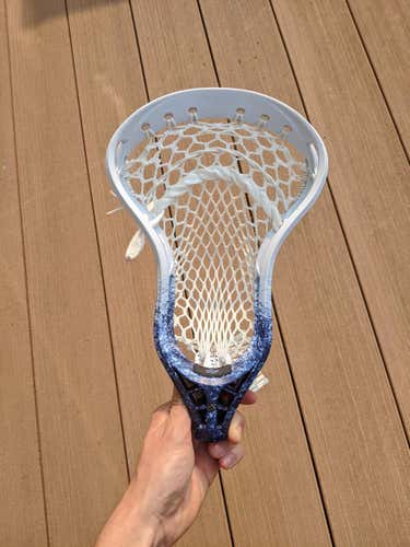 Stringking Mark 2v dyed, Cheap Shipping! Lax Lacrosse head Dyed blue Stringking 4x mesh