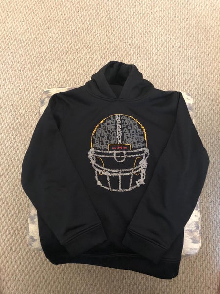 Black Youth Large Under Armour Hoodie