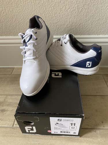 White New (Used Once) Men's Size 11 (Women's 12) Footjoy Golf Shoes