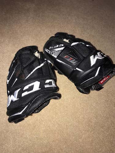 Black Junior CCM Jetspeed FT1 12"  Gloves