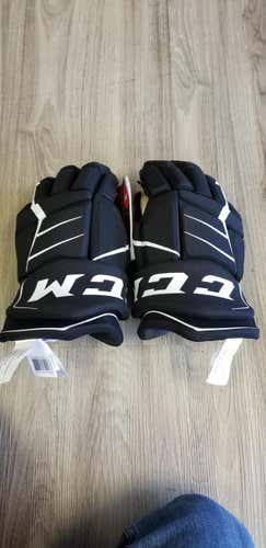 Black New Senior CCM Jetspeed FT350 Gloves 13"