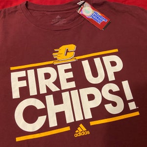 Central Michigan Chippewas Adult XXL Adidas T-Shirt