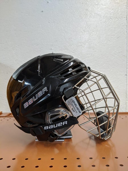Bauer Re-Akt 95 Helmet Combo - Small, Black NEW