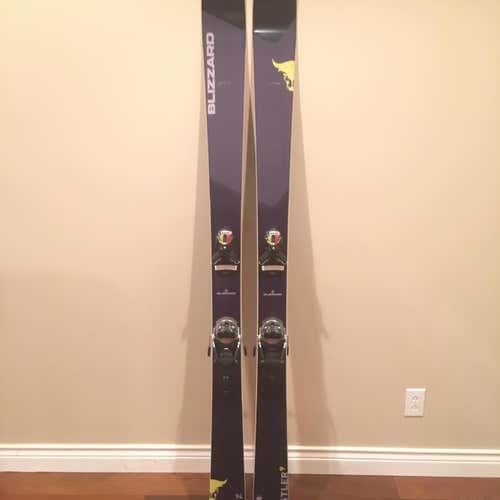 Unisex 2018 All Mountain Rustler 9 With Bindings Max Din 14 Skis