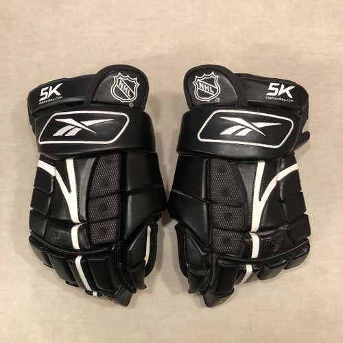 Black Senior Reebok 5K 13"  Gloves