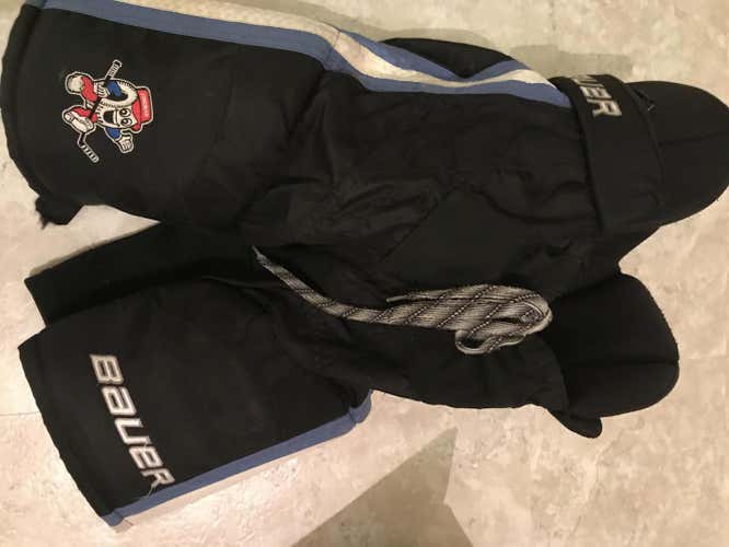 Black Senior Used Small Bauer Nexus Custom Pro Hockey Pants Pro Stock