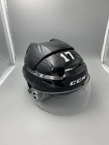 CCM VECTOR V08 PRO STOCK HOCKEY HELMET BLACK MEDIUM