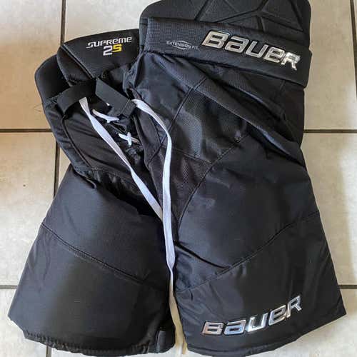 Black Senior Medium Bauer Supreme 2S Hockey Pants