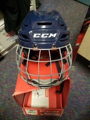 Blue New Small CCM Resistance 300 Helmet