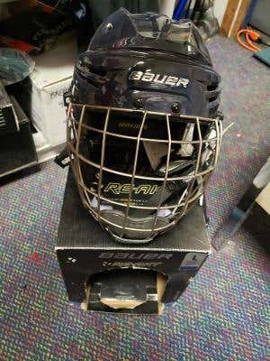 Blue New Large Bauer Re-Akt Helmet