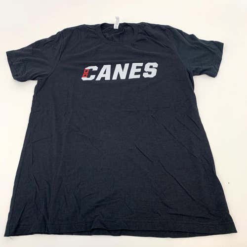 Used | Black Carolina Hurricanes Shirt | Adult Large